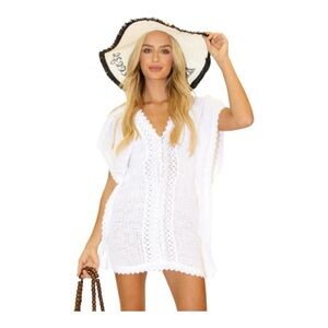 SeaSpice Resort Wear Women’s Cover-up White Size L Beach Tunic